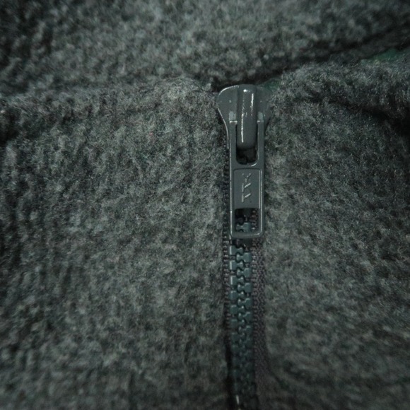 VINTAGE J Crew Pullover Mens XL Gray Oarsman Fleece Half Zip Pockets Sweater * - Picture 3 of 10